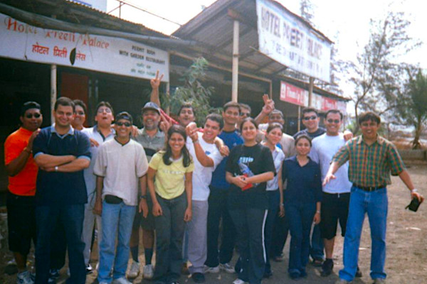 MGMT U graduates on their way to Matheran for a picnic.