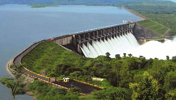 Mahi dam on Mahi river