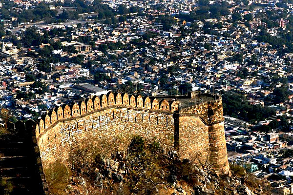 A panoramic view of Alwar