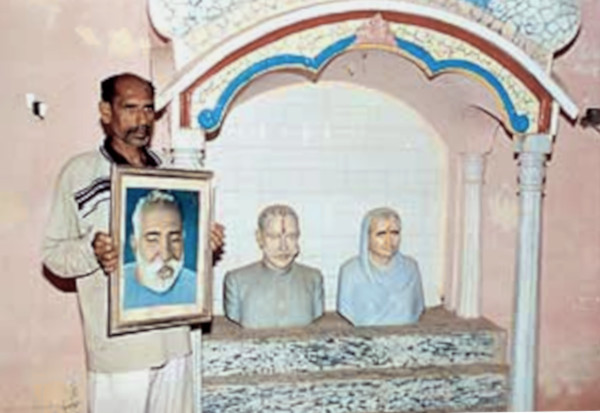 A temple dedicated to Maan Singh at Khera Rathore, his birthplace.