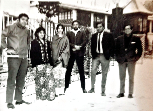 Sunil Choudhury as a trainee probationer at the Lal Bahadur Shastri National Academy of Administration in 1971.